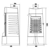 Poêle à bois - INVICTA CHAMANE 14 | Archibat