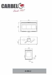 Insert Carbel A-100-2 thermic angle | archibat