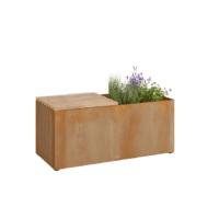 OFYR Herb Garden Bench Corten | archibat