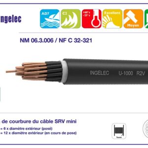 U-1000 R2V SIGNAL SRV CÂBLE SIGNAL | archibat