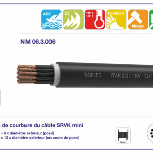 RV-K 0.6/1 KV SIGNAL SRVK CÂBLE SOUPLE | archibat