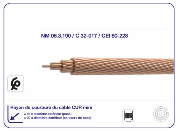 CUR CÂBLE NU CÂBLE DE MISE À LA TERRE | archibat