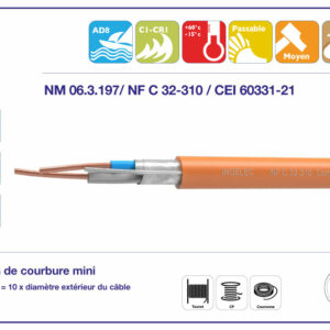 CÂBLE SÉCURITÉ INCENDIE CR1 - C1 COMSECURE | archibat