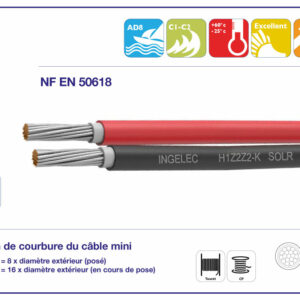 CÂBLE PHOTOVOLTAIQUES PV-SOLR 1/1 KV | archibat