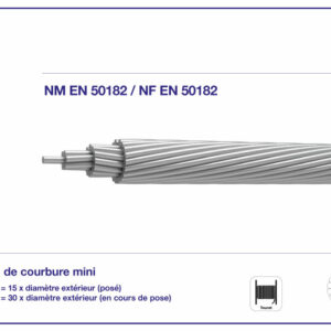 ACR CÂBLE NU ALLIAGE D'ALUMINIUM RENFORCÉ D'ACIER (AACSR) |archibat