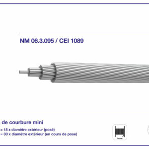 AGW CÂBLE NU ALLIAGE D'ALUMINIUM RENFORCÉ D'ACIER RECOUVERT D'ALUMINIUM (AACSR/AW) | archibat