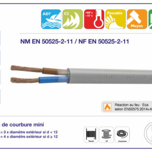 HWF CÂBLE SOUPLE MULTI-CONDUCTEURS | archibat