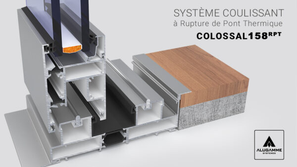 BAIE COULISSANTES COLOSSAL 158 RPT | archibat