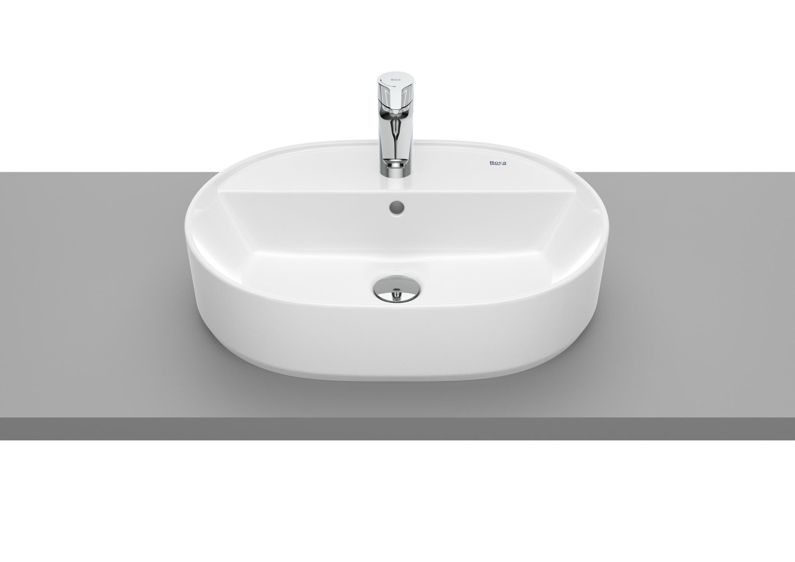 ROUND - Vasque à poser avec trop plein | archibat