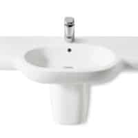 Semi-colonne pour lavabo en porcelaine | archibat