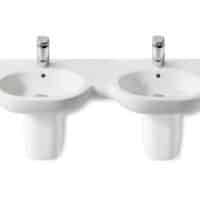 Semi-colonne pour lavabo en porcelaine | archibat