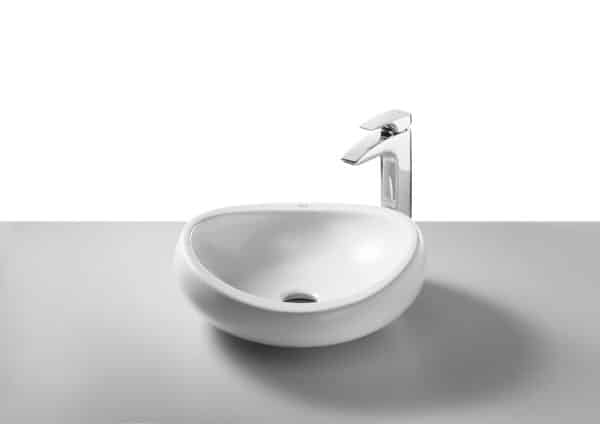 Vasque à poser en porcelaine | archibat