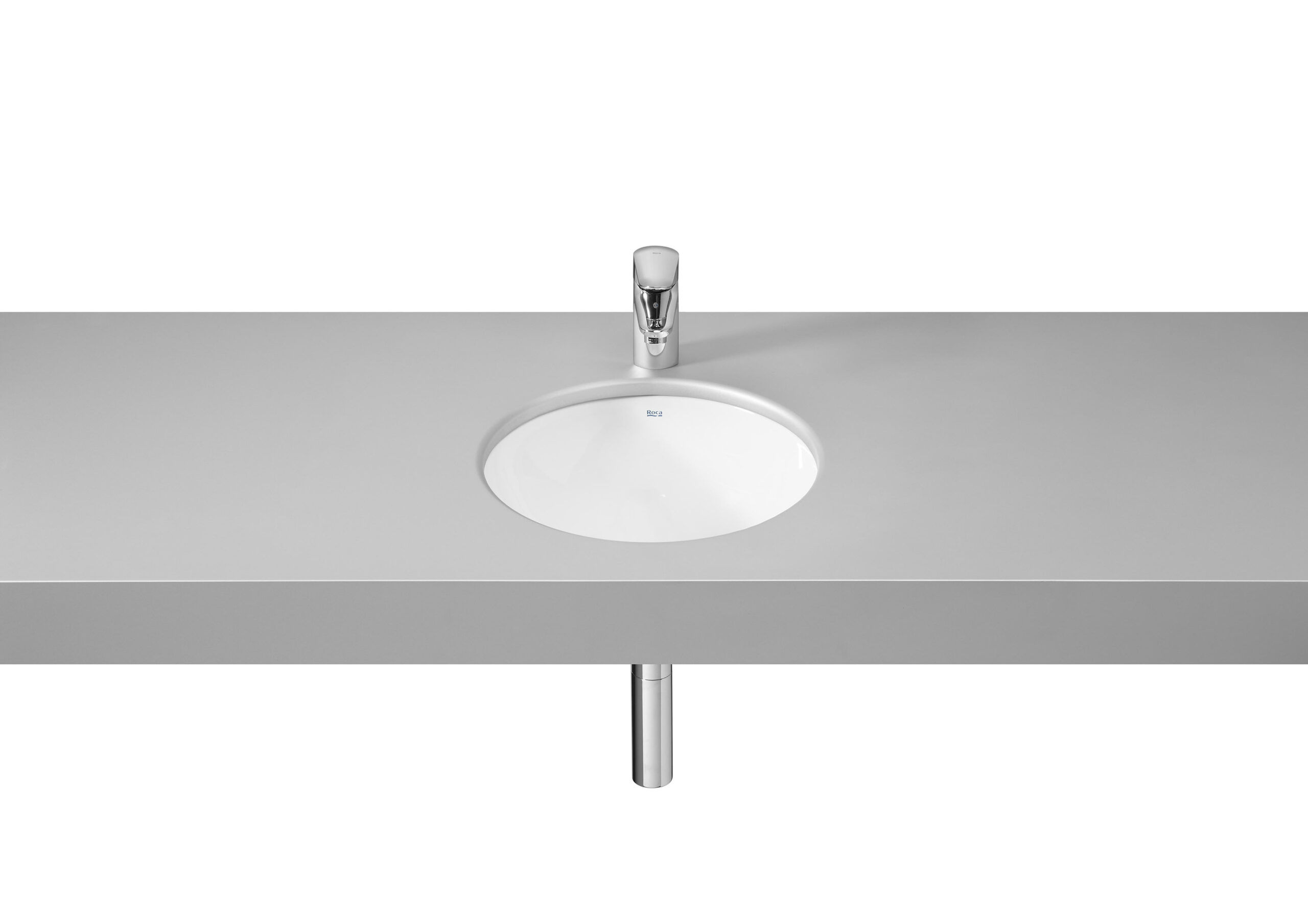 Vasque à encastrer par-dessous en porcelaine| archibat