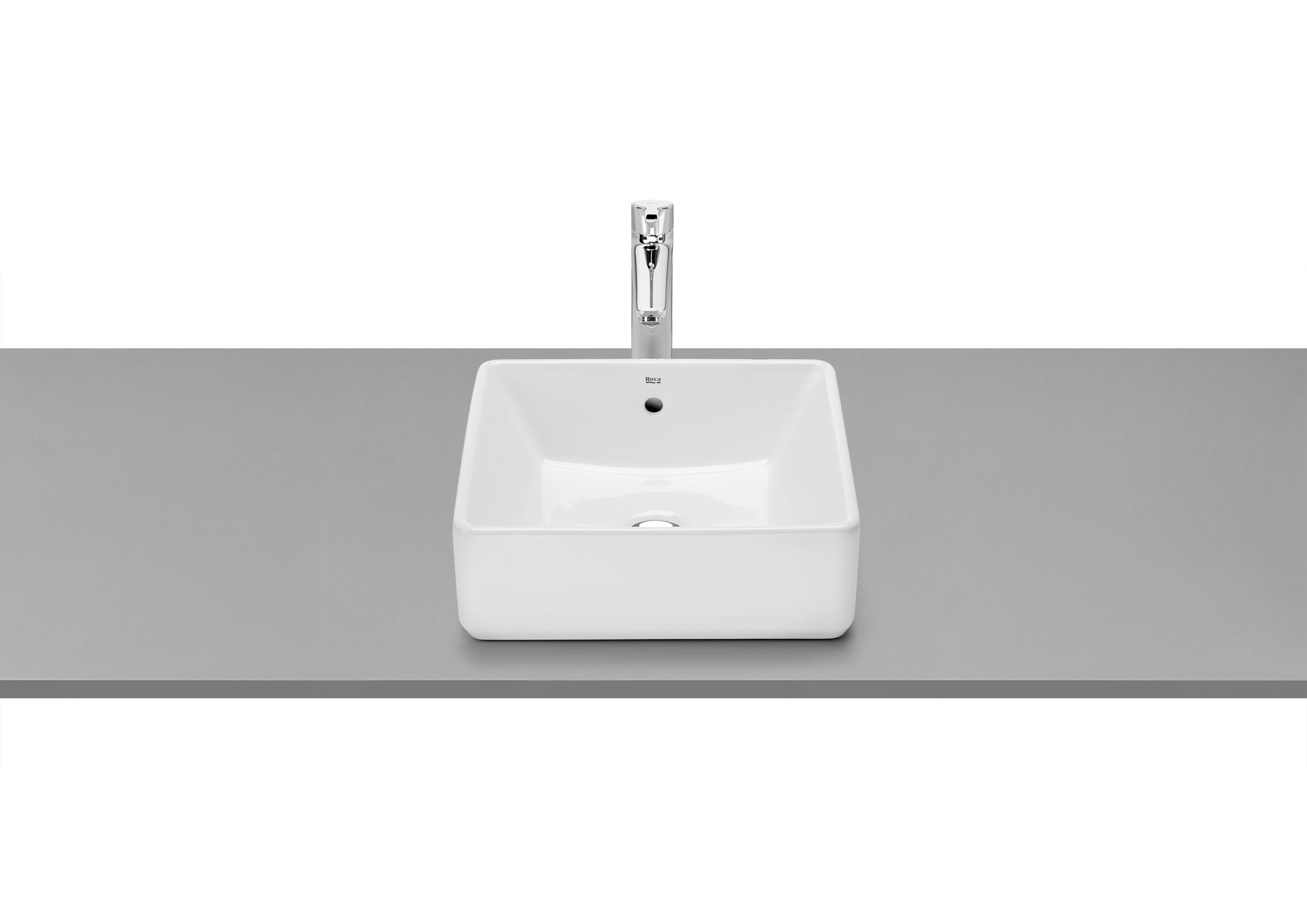 SQUARE - Lavabo a poser avec trop-plein | archibat