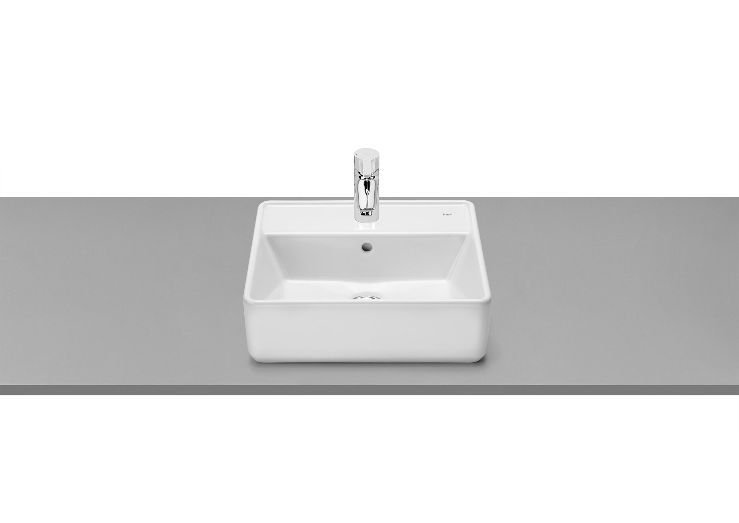 SQUARE - Lavabo a poser avec trop-plein | archibat