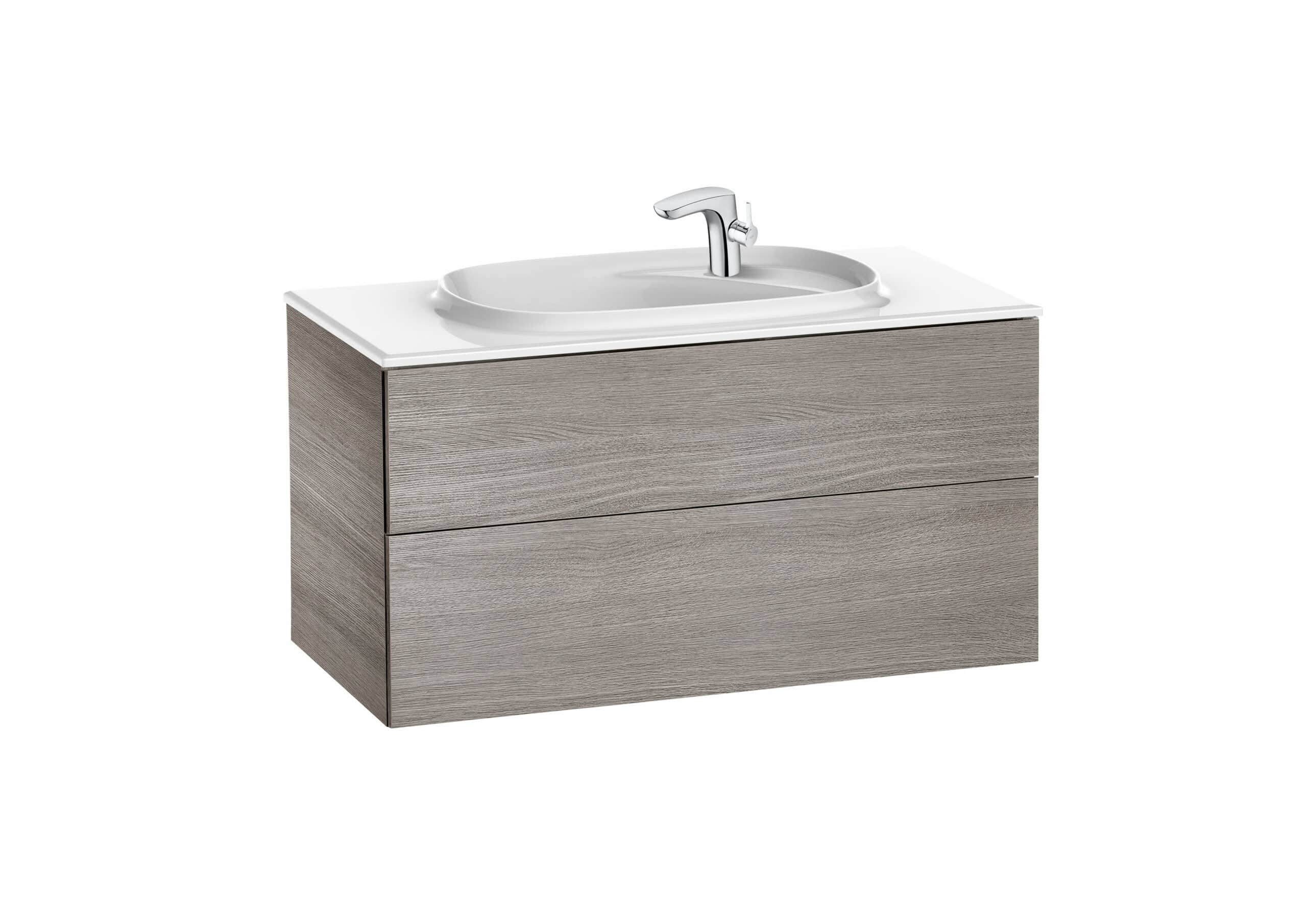 Unik ( ensemble meuble 2 tiroirs et lavabo) | archibat