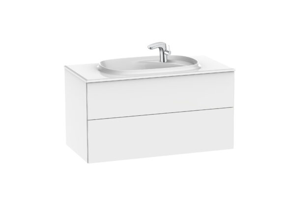 Unik ( ensemble meuble 2 tiroirs et lavabo) | archibat