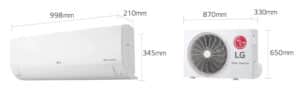 LG DUALCOOL, Inverter Compressor™, 24000 BTU | archibat