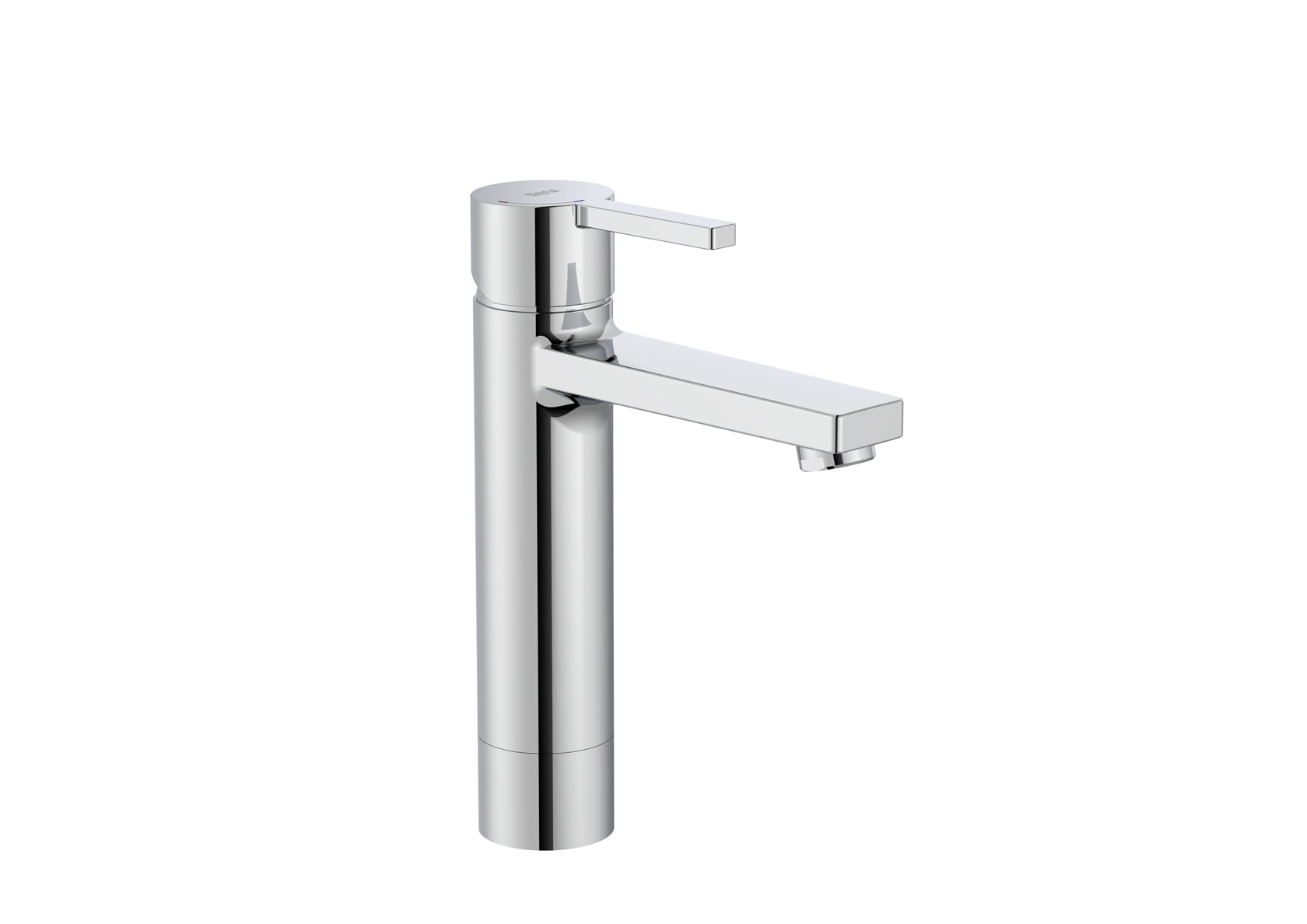 Mitigeur lavabo à bec Mezzo Plus corps lisse, avec vidage clic-clac | archibat MAROC