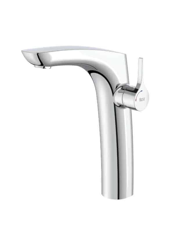 Lavabo monotrou à bec haut avec vidage automatique, Cold Start | archibat MAROC