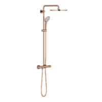 EUPHORIA SYSTEM 310 SYSTÈME DE DOUCHE AVEC MITIGEUR THERMOSTATIQUE POUR MONTAGE MURAL | ARCHIBAT MAROC