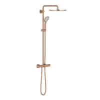 EUPHORIA SYSTEM 310 SYSTÈME DE DOUCHE AVEC MITIGEUR THERMOSTATIQUE POUR MONTAGE MURAL | ARCHIBAT MAROC