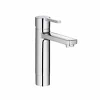 Mitigeur lavabo à bec Mezzo Plus corps lisse, avec vidage clic-clac | archibat MAROC